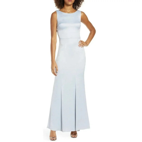 Chi Chi London Baby Blue Formal Gown - Picture 2 of 10